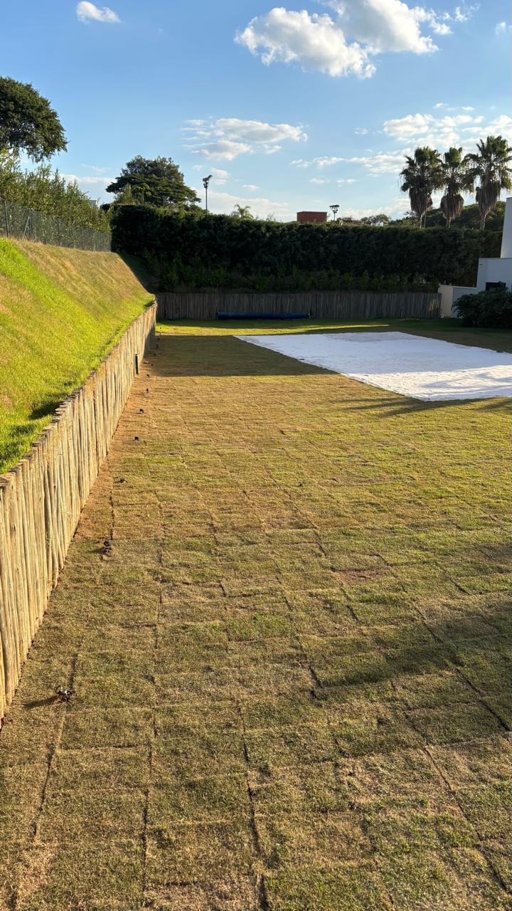 Instalação de Grama em Placas